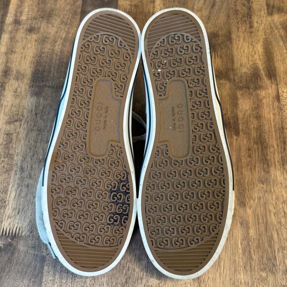 Gucci Tennis 100 1977 Canvas Colorblock Low Top Sneaker Shoes Men’s Size 8 - Picture 10 of 11